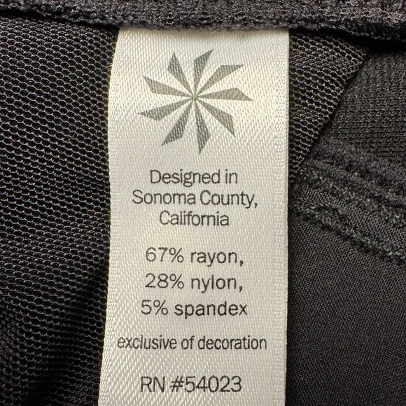 Athleta Black Ponte Moto 2.0 Pant Size 2 - Picture 7 of 7